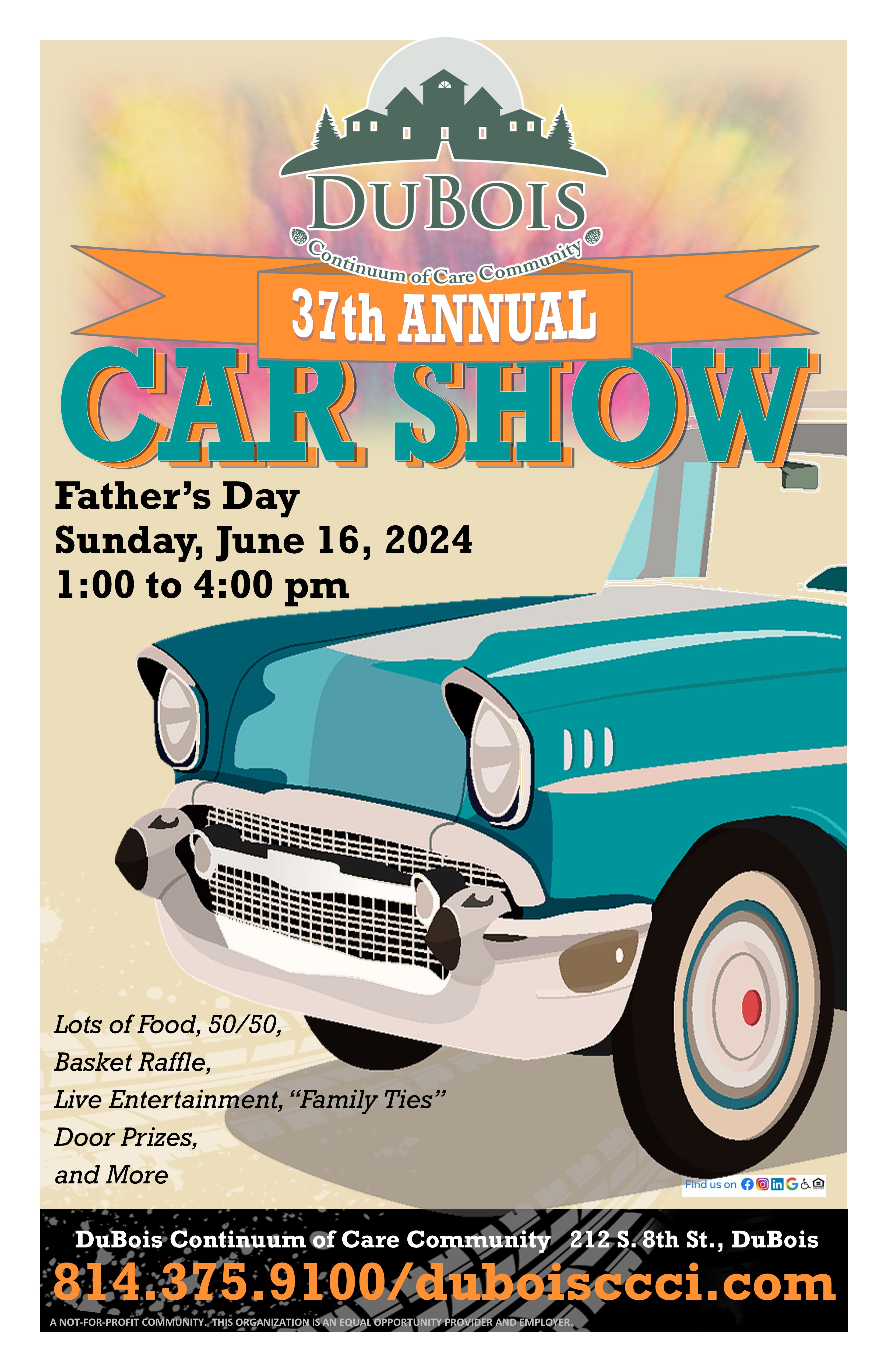 2024 37th Annual Car Show Poster Two a